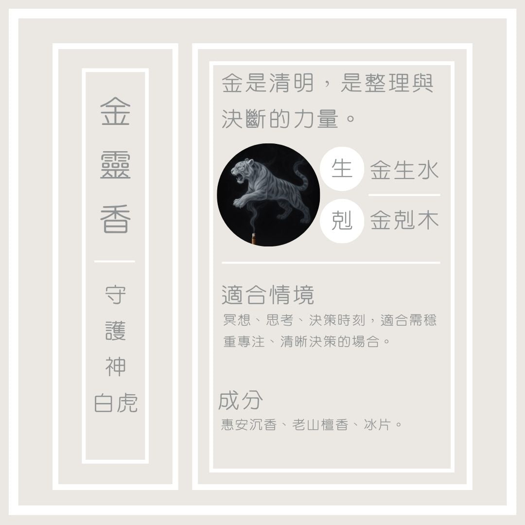 金靈香 · 五行守護香